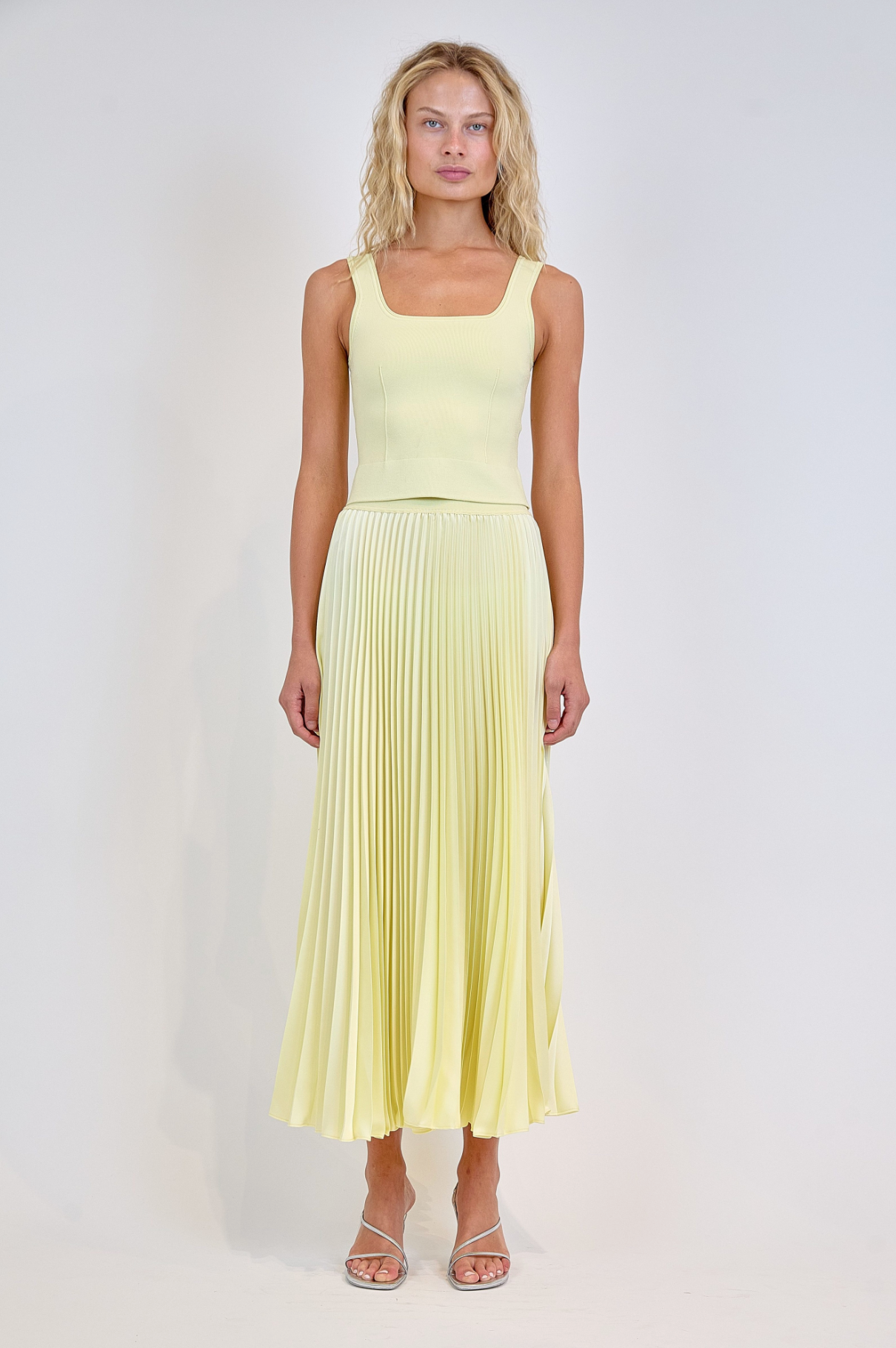 Melanie Midi Skirt in Sunglow