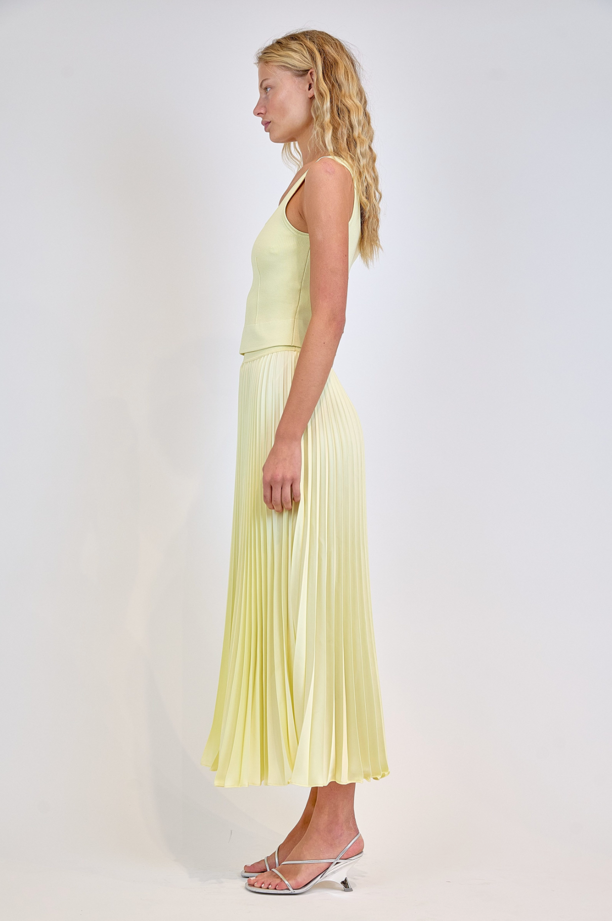 Melanie Midi Skirt in Sunglow