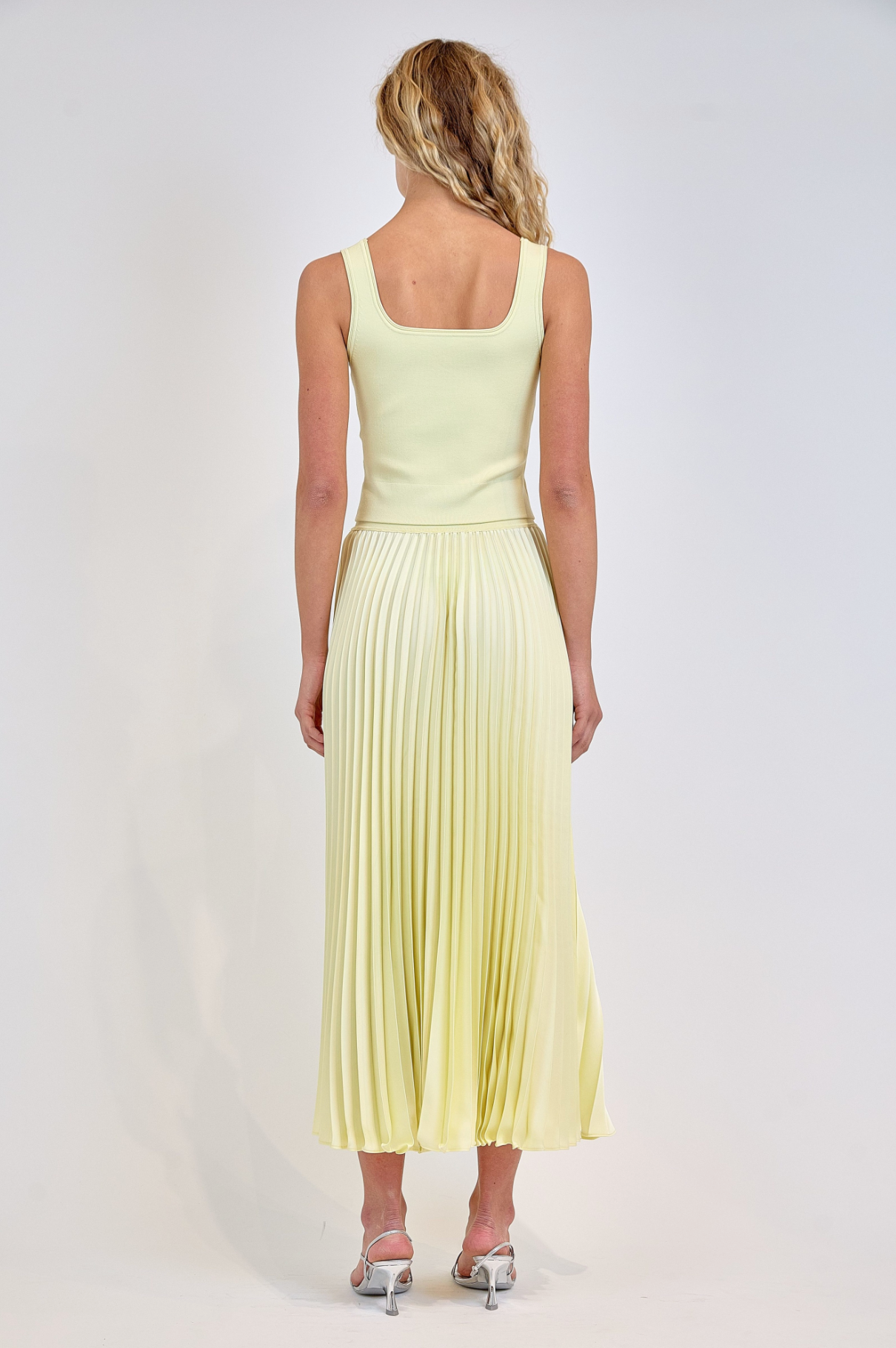 Melanie Midi Skirt in Sunglow