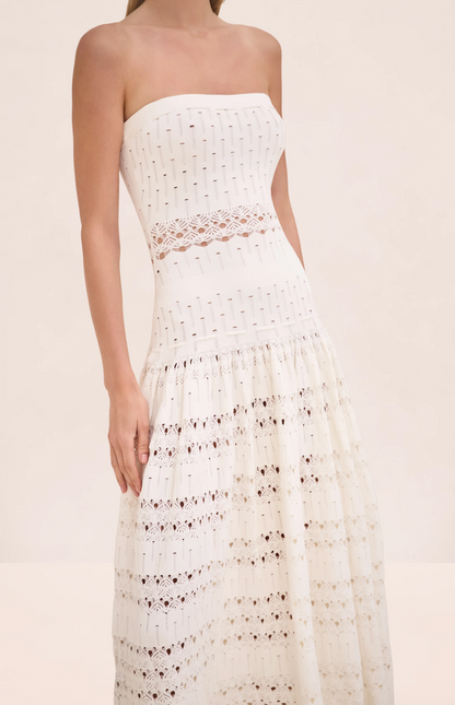 Payge Dress in White