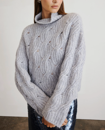 Opaline Sweater in Grey Sky