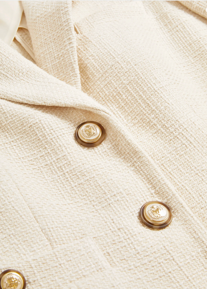 Terre Cotton Dickey Jacket in Ecru