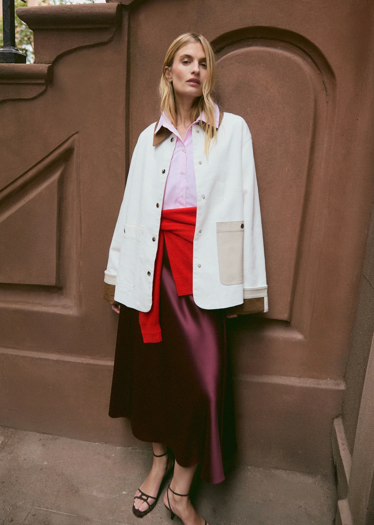 Troy Jacket in Chalk