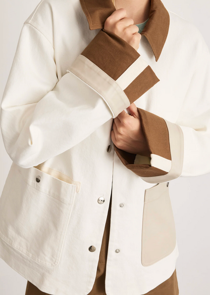 Troy Jacket in Chalk