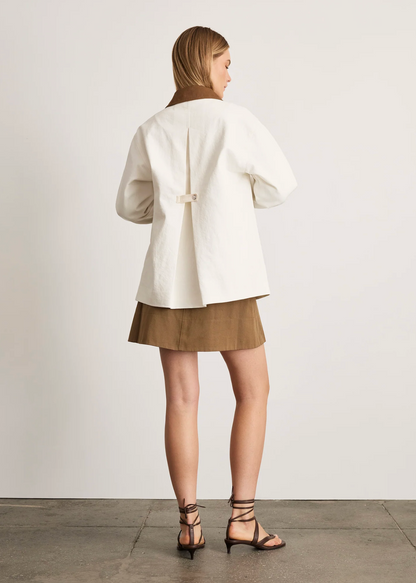 Troy Jacket in Chalk