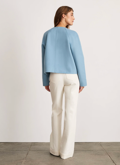 Micah Jacket in Cloudy Seafoam