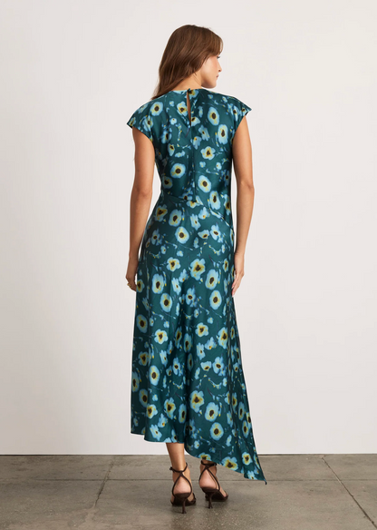 Violeta Dress in Emerald Multi