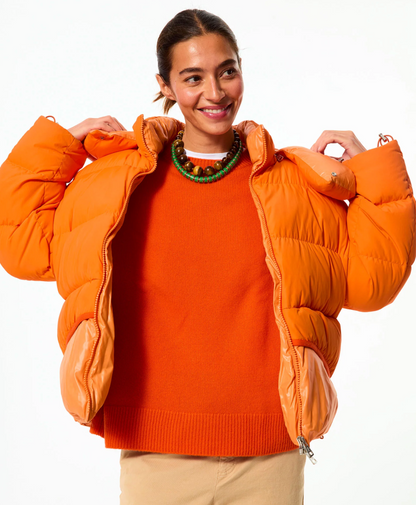 The Very Big Bead Stone Necklace in Tiger's Eye