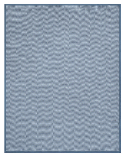 Harborview Herringbone Cornflower Blanket