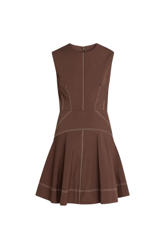 Mini Karrigan Dress in Dark Mocha