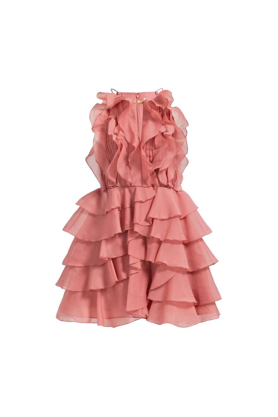 Cleo Mini Dress in Spiced Coral