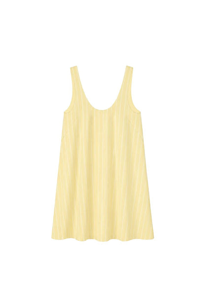 Tula Mini Dress in Elisa Stripe Daffodil