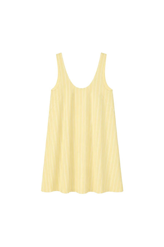 Tula Mini Dress in Elisa Stripe Daffodil