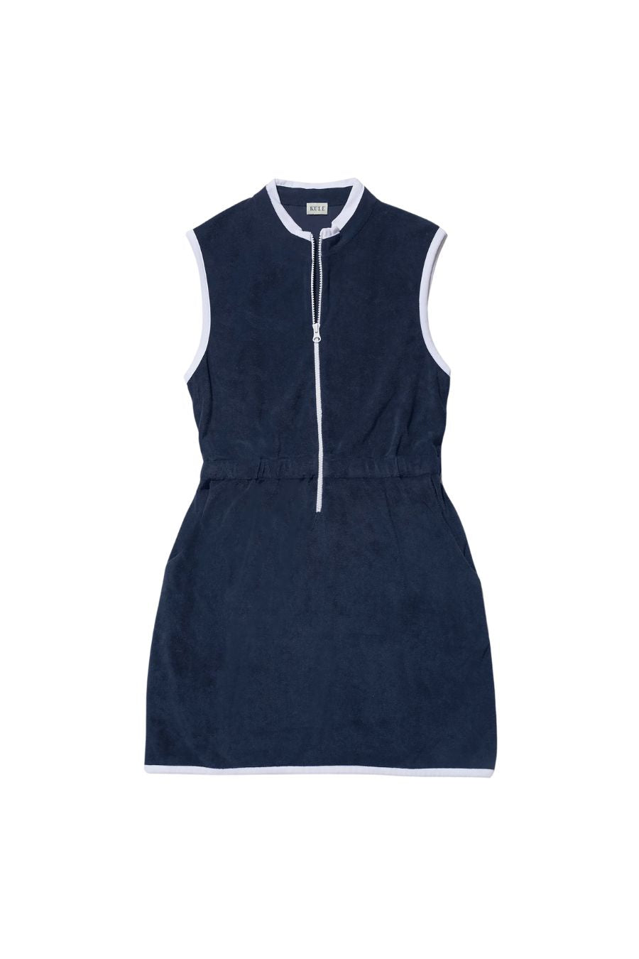 The Terry Dress in Navy