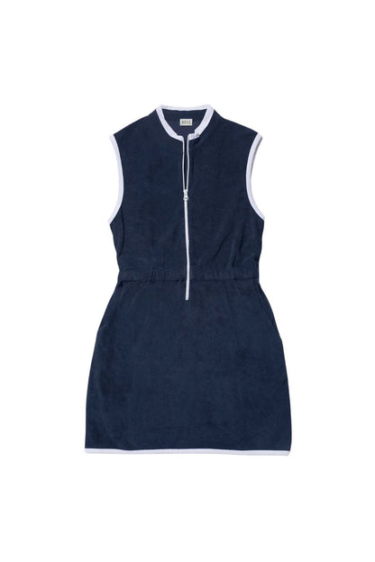 The Terry Dress in Navy