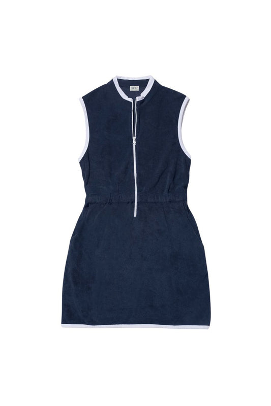 The Terry Dress in Navy
