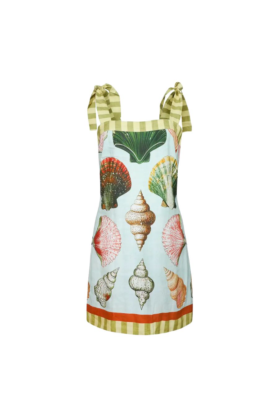 Alba Dress in Somers Shell Mint