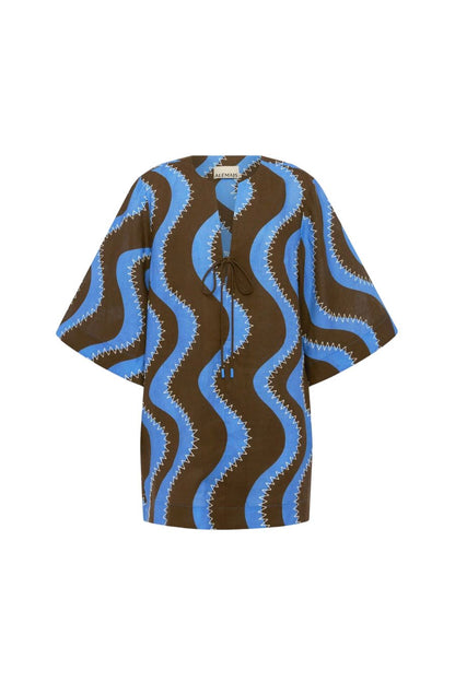 Frankie Mini Dress in Blue
