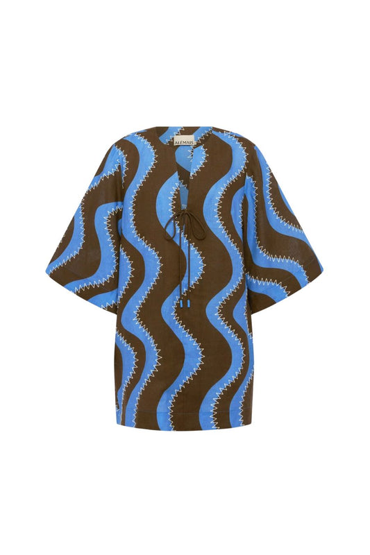 Frankie Mini Dress in Blue