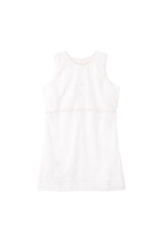 White Justine Dress