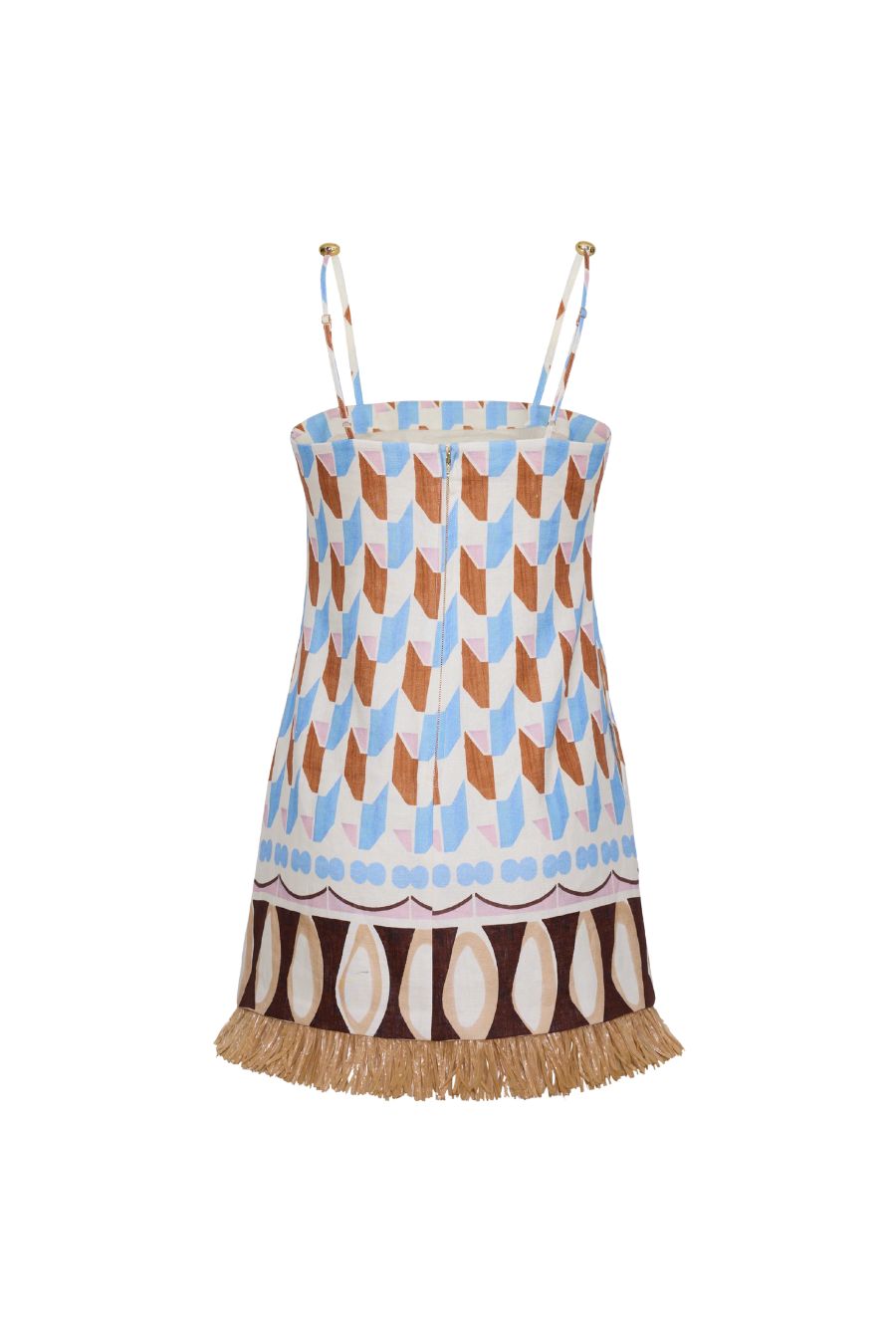 Valencia Mini Dress in Talavera Tile Ivory