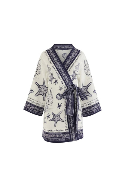 Coast Scarf Mini Dress in Off-White