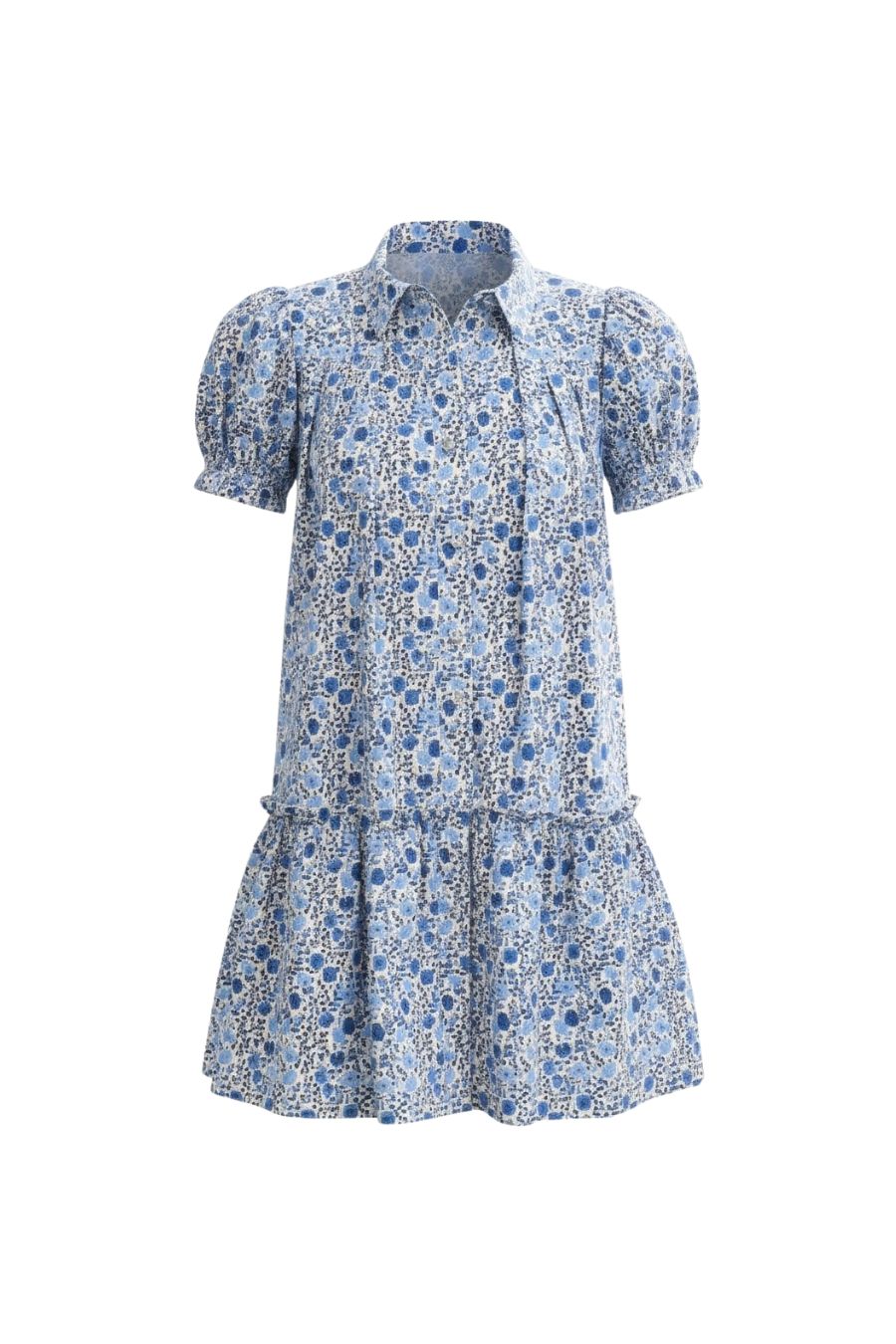 Drifter Mini Dress in Bermuda Blooms