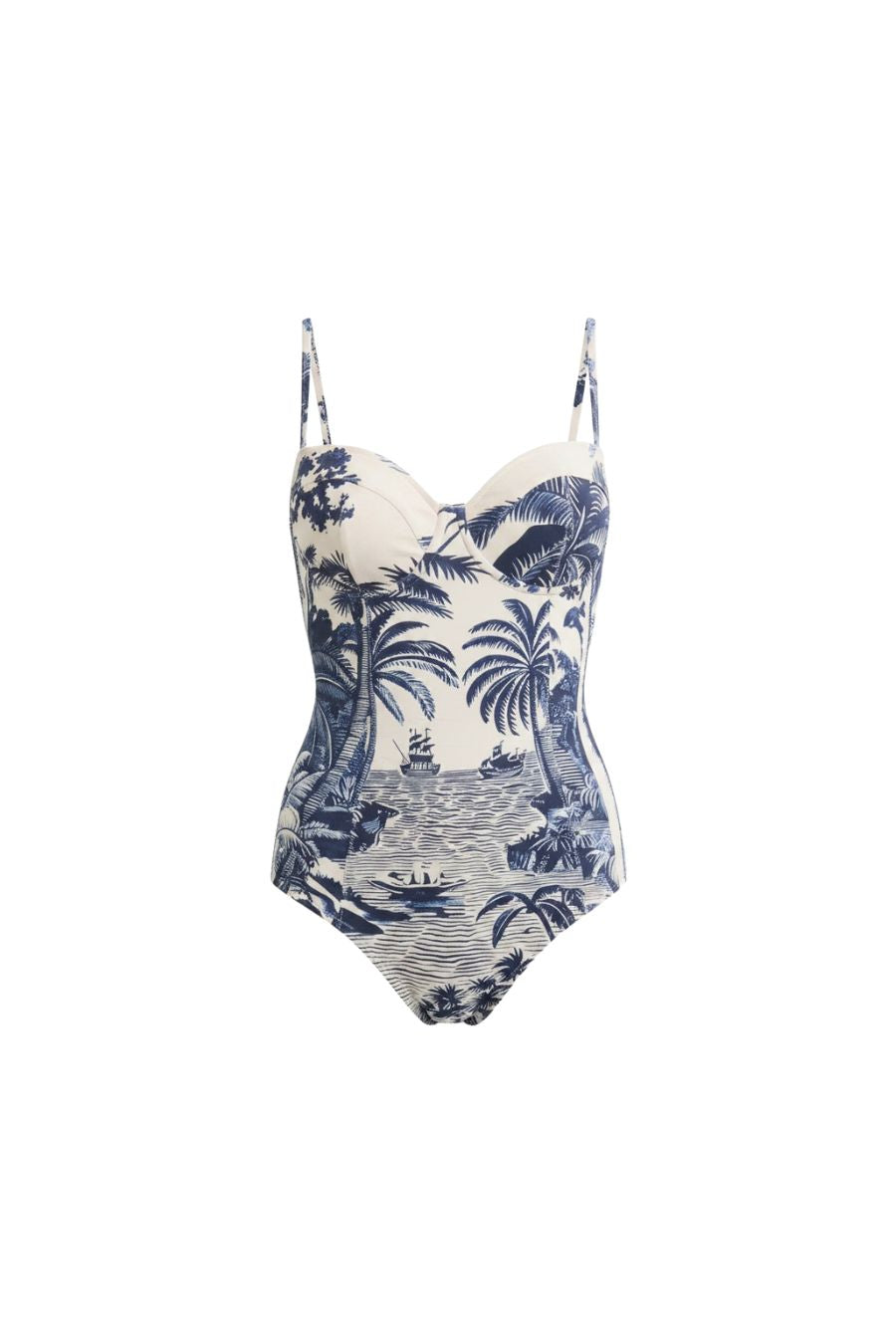 Nevis One Piece in Bermuda Toile