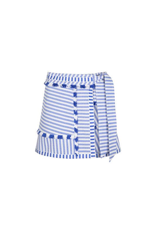 Bay Mini Skirt in Coastal Stripe
