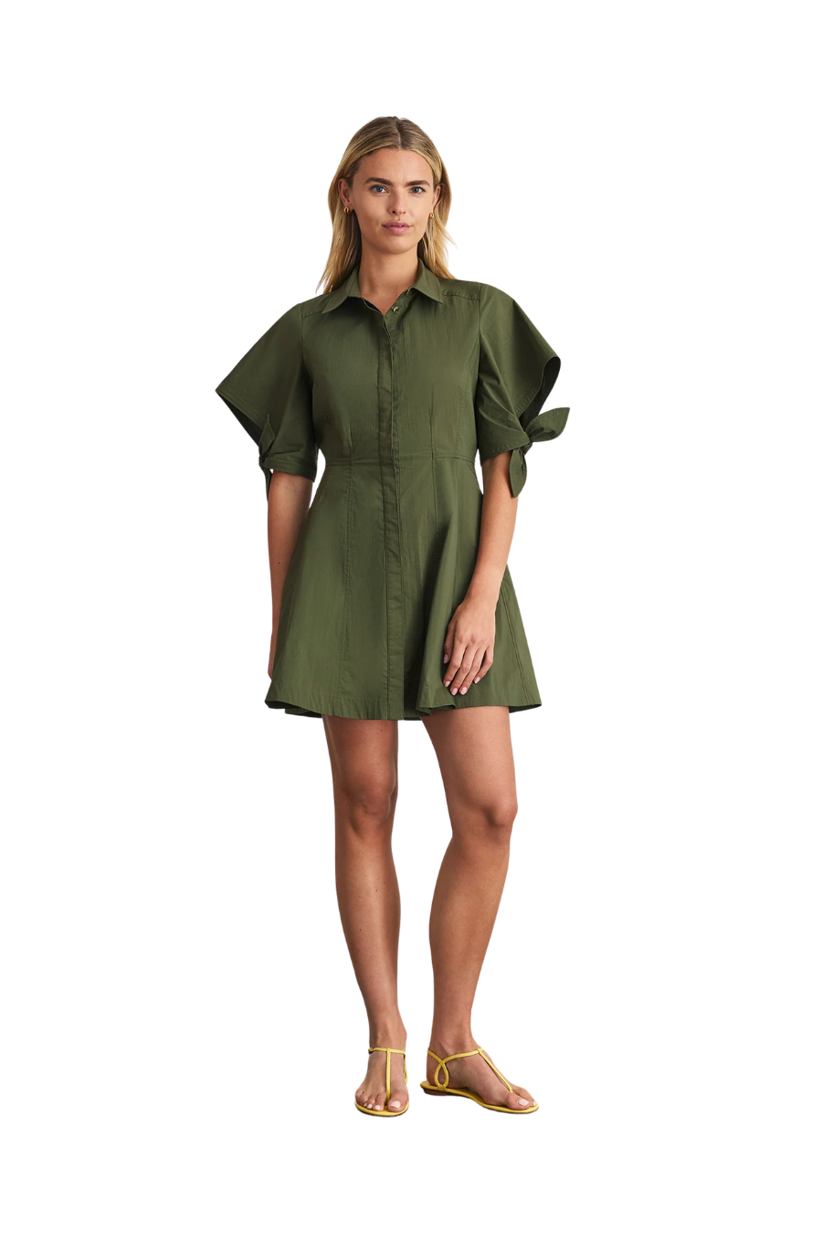Corinna Dress in Army
