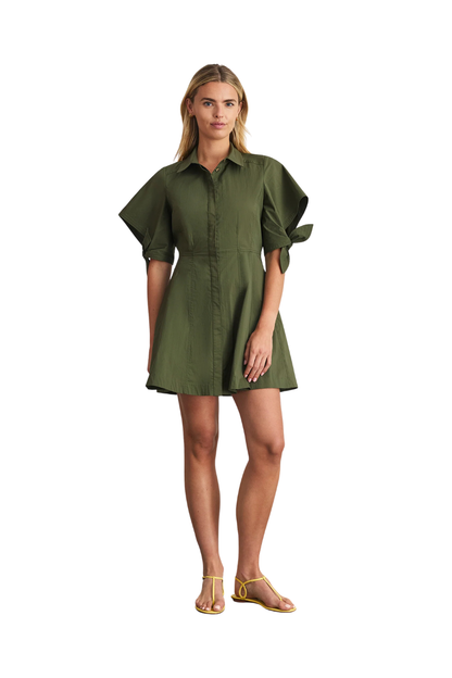 Corinna Dress in Army