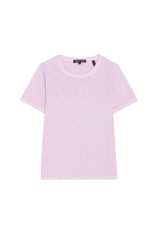 Carla Crew Neck Tee in Soft Lilac