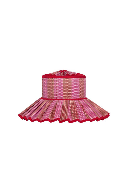 Love Heart Island Capri Hat in Berry