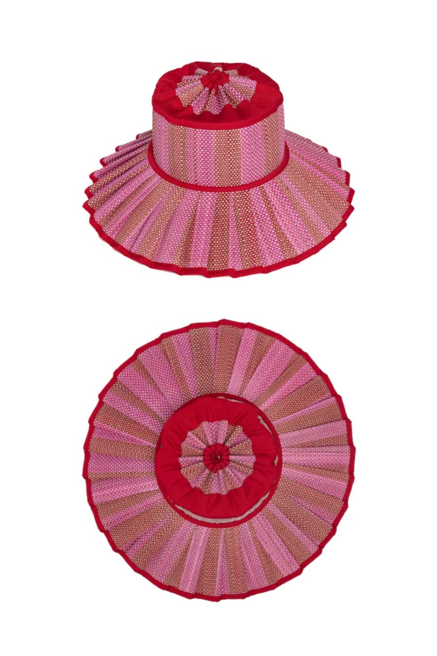 Love Heart Island Capri Hat in Berry