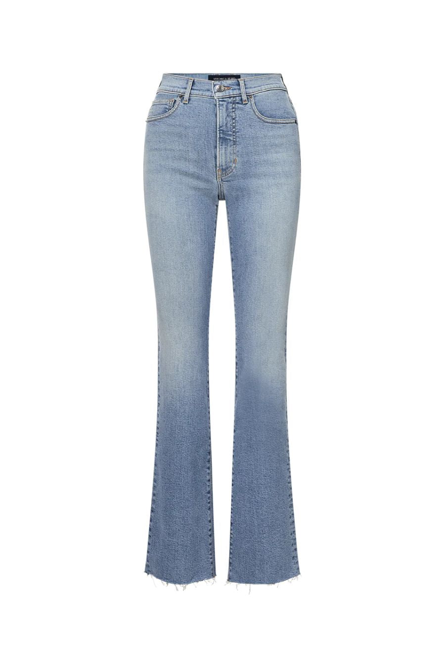 Cameron Raw Hem Bootcut Jean in Riviera Breeze