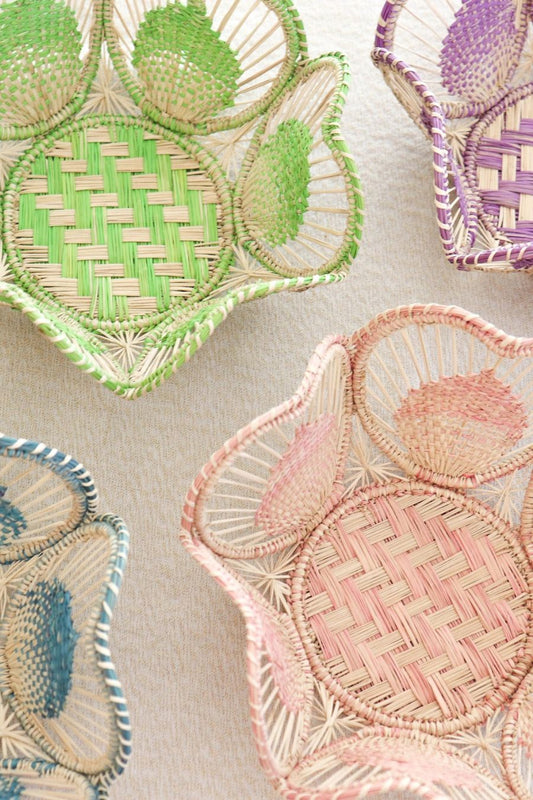 Flora Basket in Soft Pink