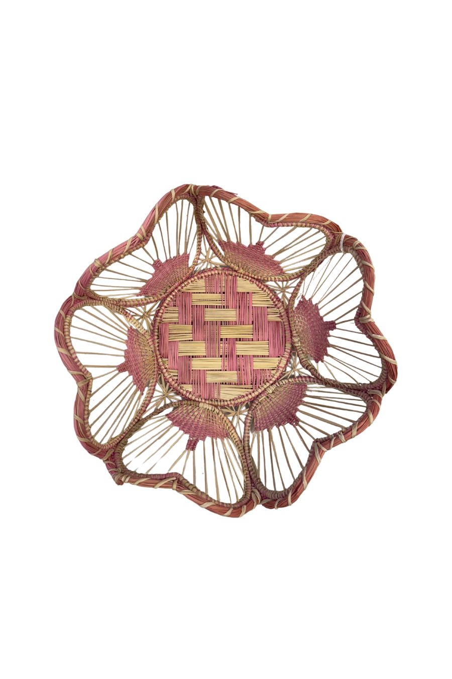 Flora Basket in Soft Pink