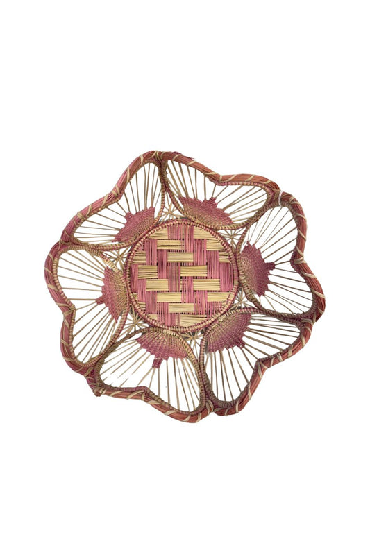 Flora Basket in Soft Pink