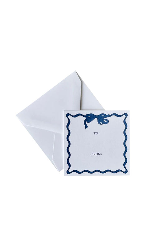 Navy Square Gift Enclosure Set of 15