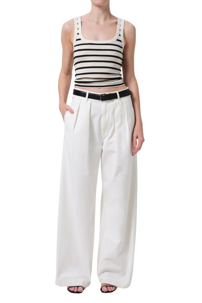 Petra Pleated Trouser in Pashmina