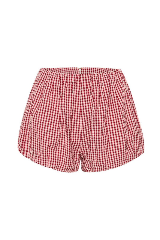 Aurelia Short in Red Gingham