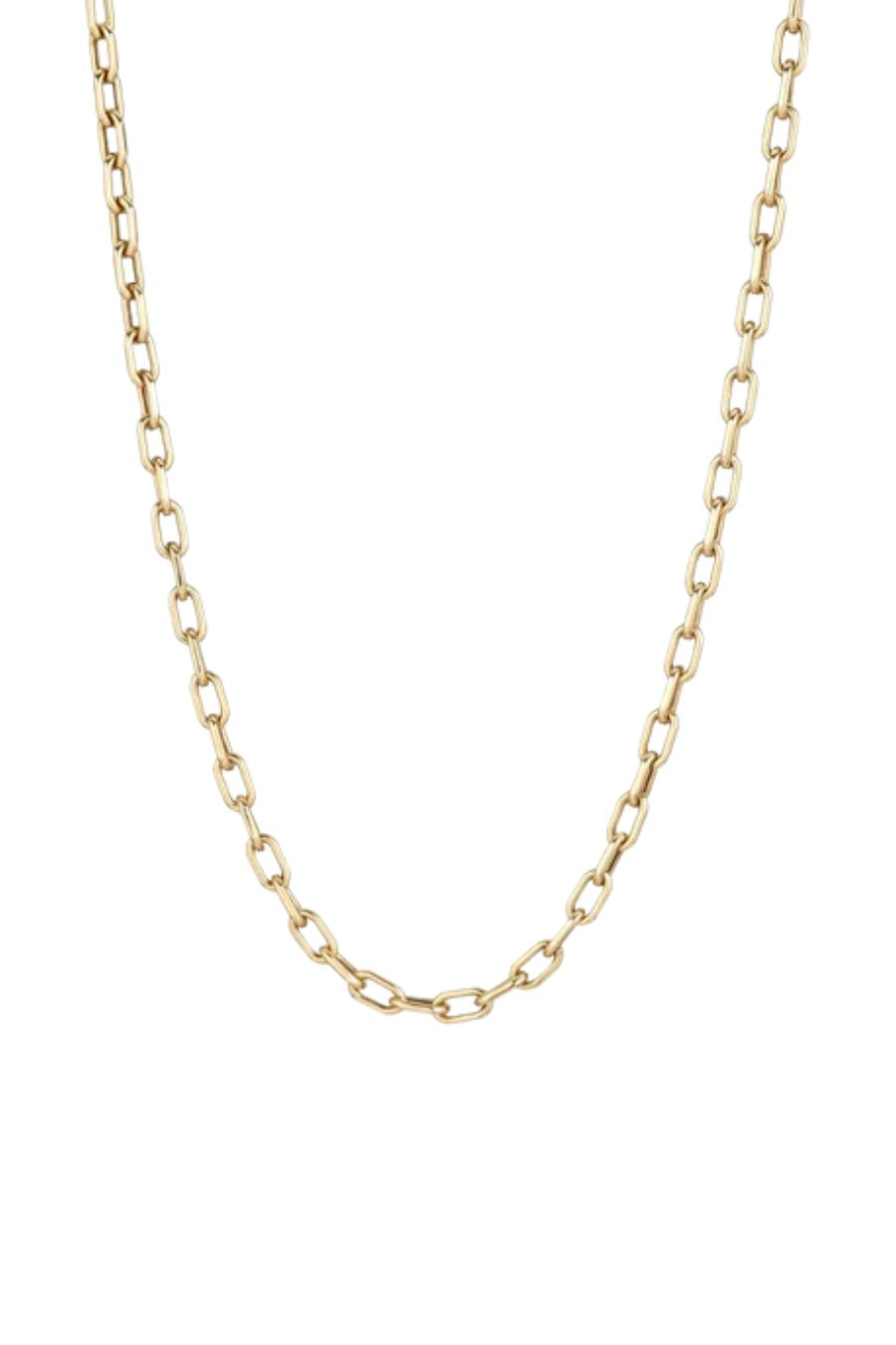 18" 4mm Italian Chain Link Necklace
