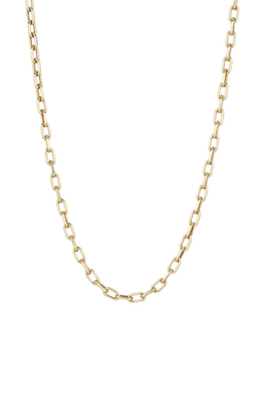 18" 4mm Italian Chain Link Necklace