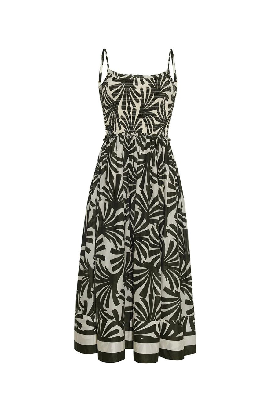 Carmen Dress in Catalina Olive