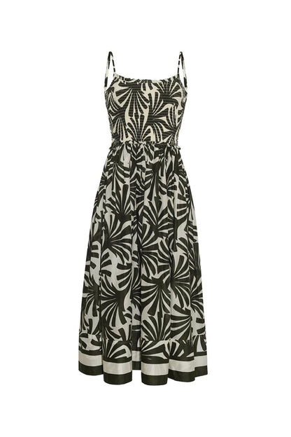 Carmen Dress in Catalina Olive