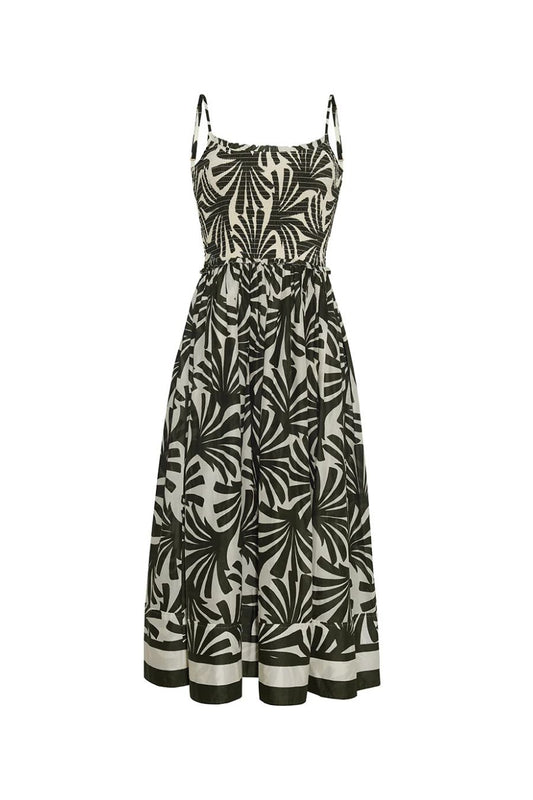 Carmen Dress in Catalina Olive