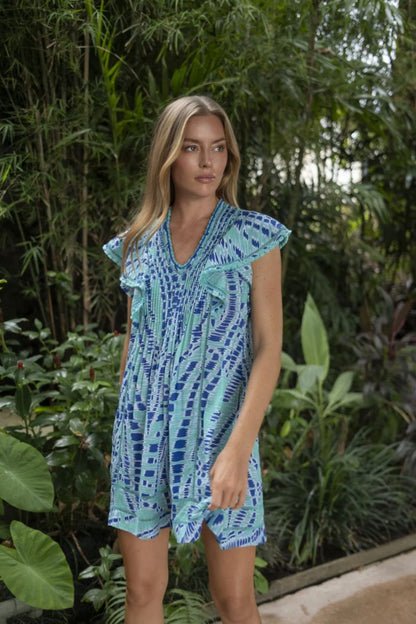 Mini Dress Camelia in Sky Kalina