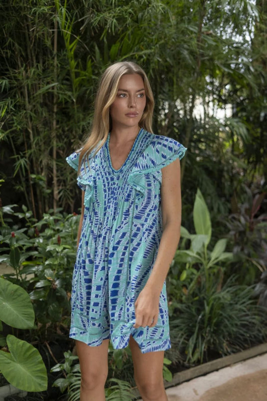 Mini Dress Camelia in Sky Kalina