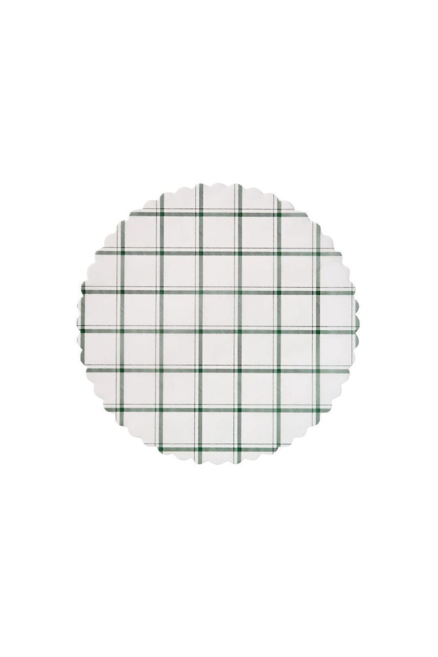 "Tahoe Pine" Green Plaid Flat Plate Liners - Thumbnail 3