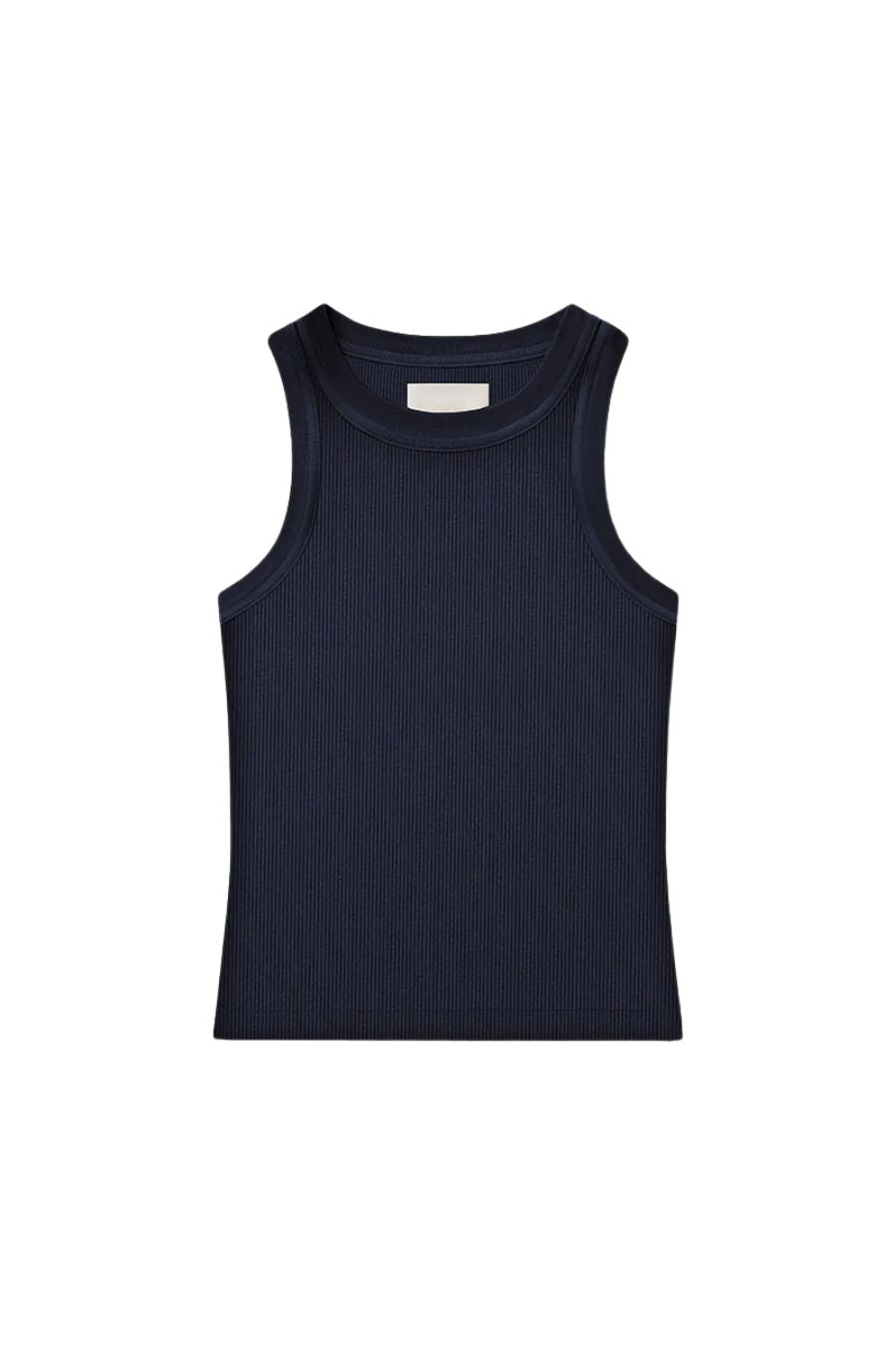 Isabel Rib Tank in Navy